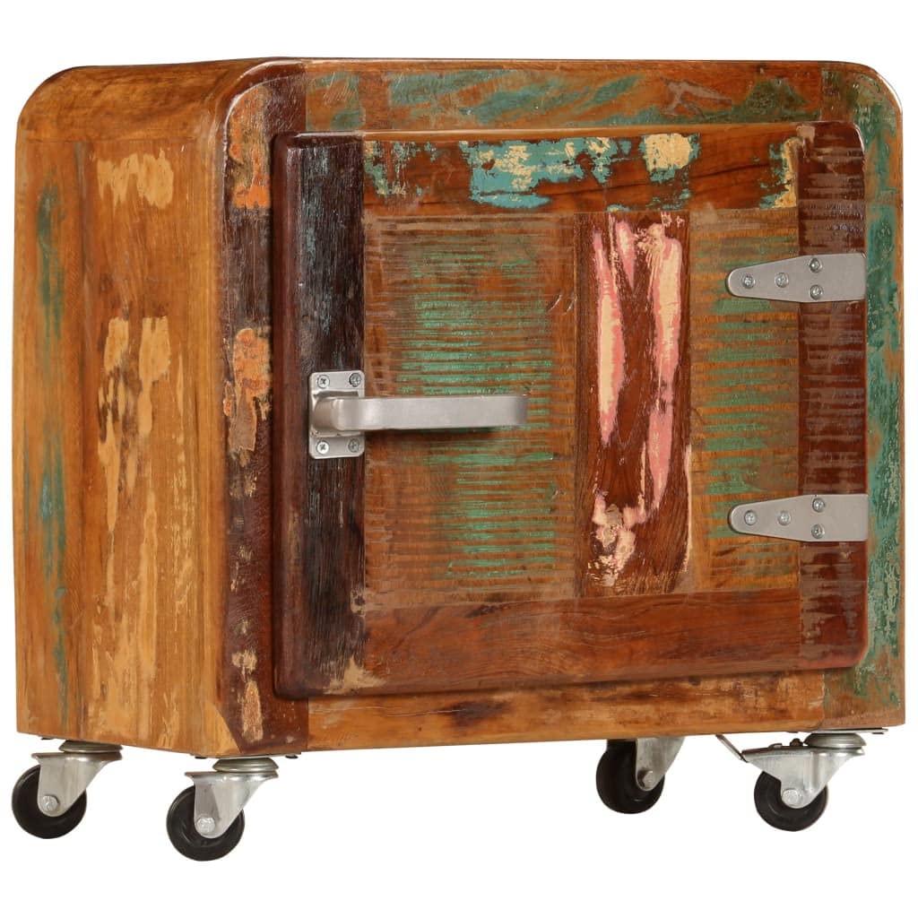 Vidaxl Bedside Cabinet Tv Cabinets Nightstand Bed Cabinet Box Cabinet Bedside Table Durable Strong Unique 19.7&Quot;X11.8&Quot;X19.7&Quot; Solid Reclaimed Wood